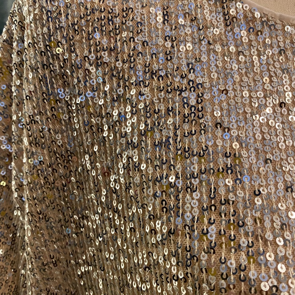 H&M Gold Sequin Top - Picture 2 of 4
